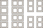 断面方向の適用形状