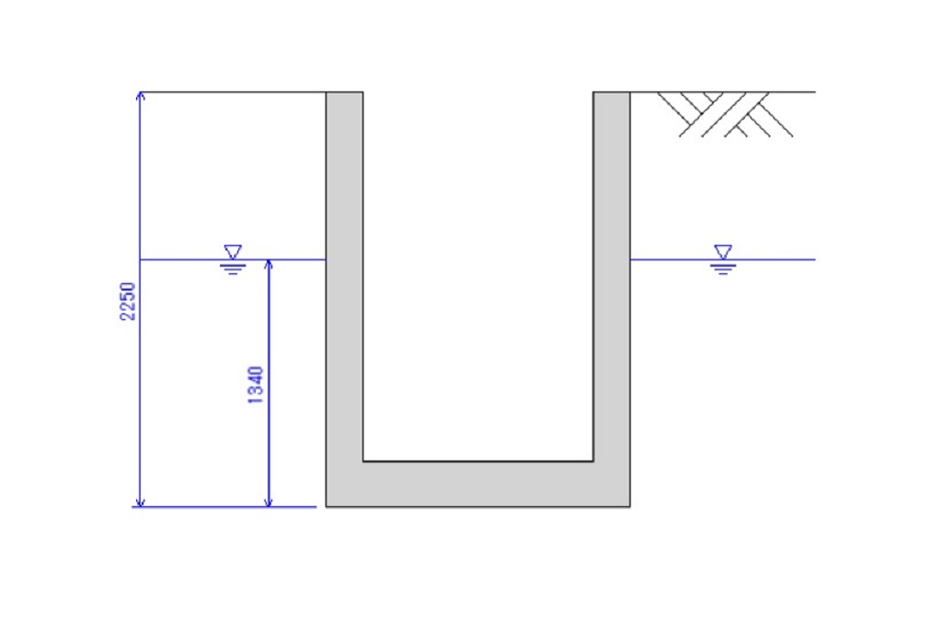 集水桝の設計_全体形状図